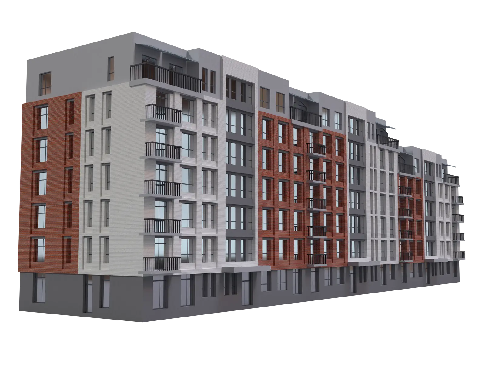 3д-модель | Жилой Комплекс Low Poly Apartment Building - купить. #598